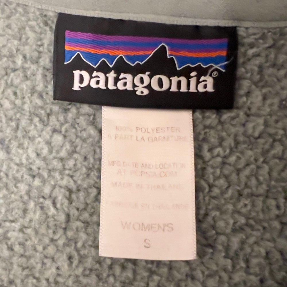 Patagonia Better Sweater 1/4 zip green Women’s - Picture 4 of 6